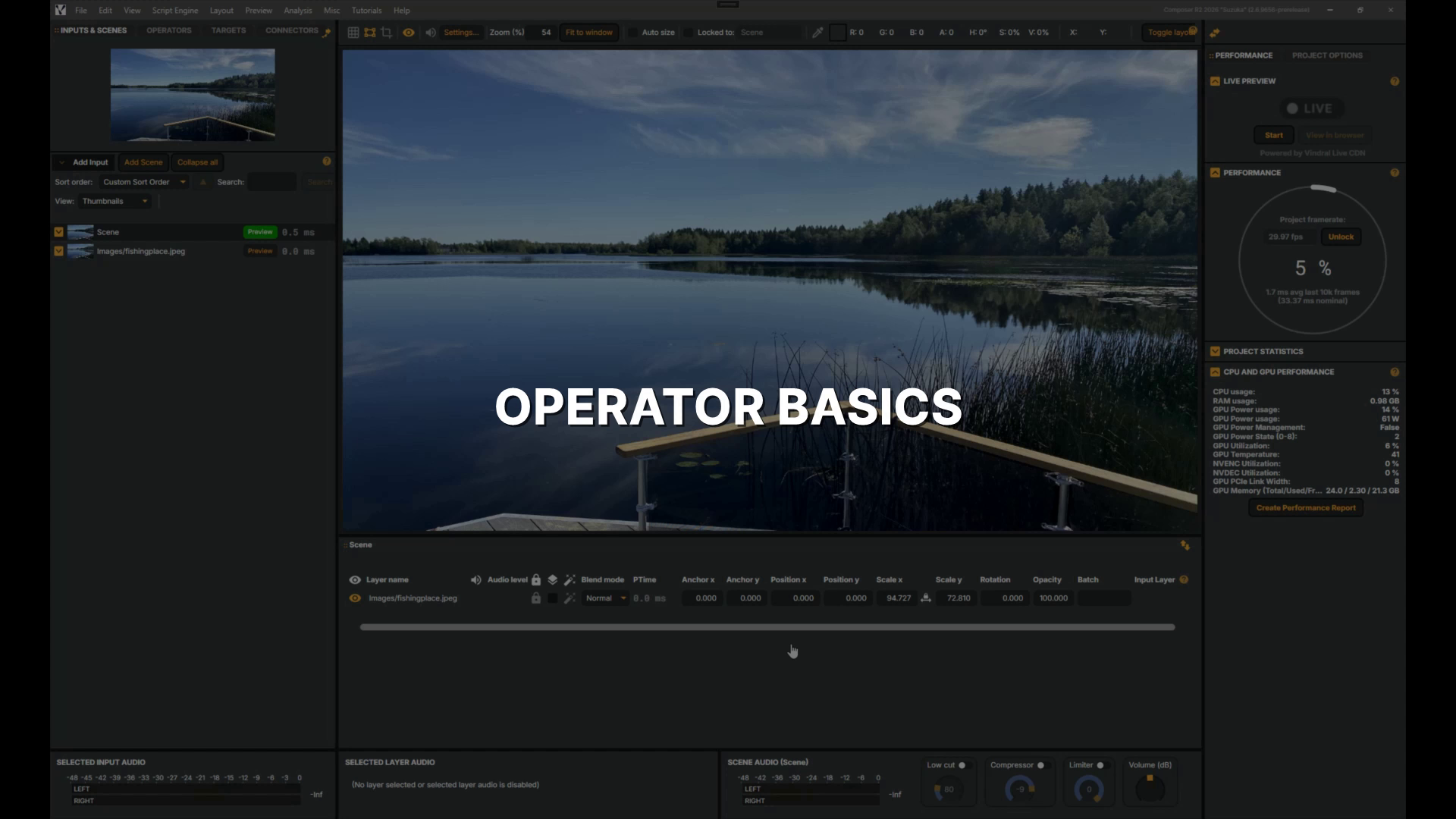 Operator basics