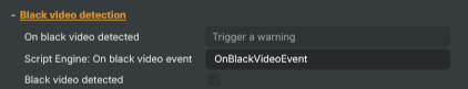 Black video detection