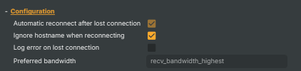 Configuration