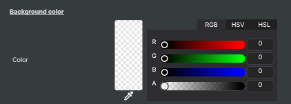 Background color