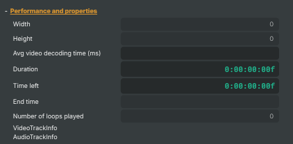 Performance and properties