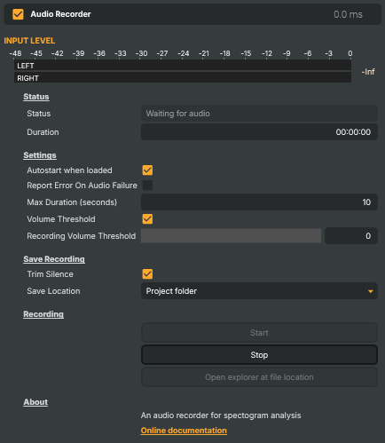 Audio Recorder