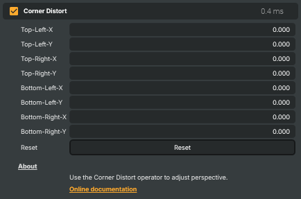 Corner Distort