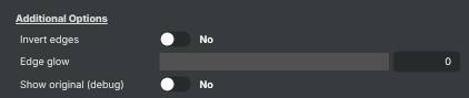 Additional Options