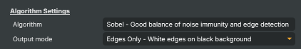 Algorithm Settings