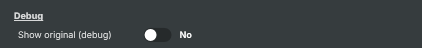 Debug