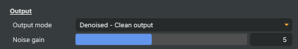 Output