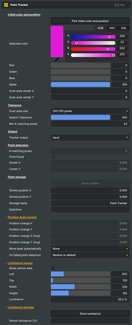 Point Tracker