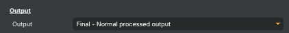 Output