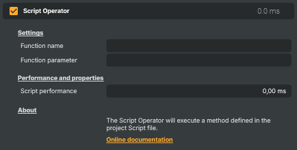 Script Operator