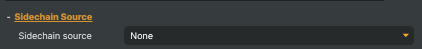 Sidechain Source
