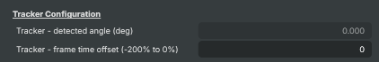 Tracker Configuration