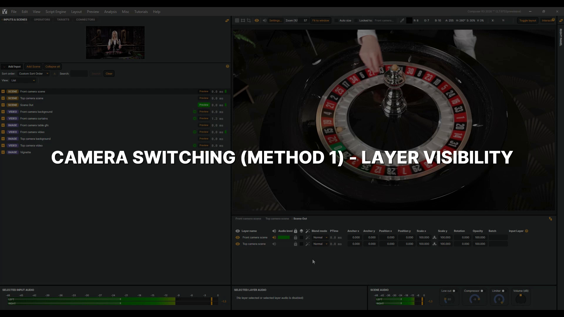 Camera Switching (Method 1) - Layer Visibility