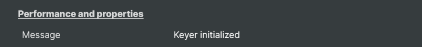 Performance and properties