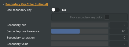 Secondary Key Color (optional)
