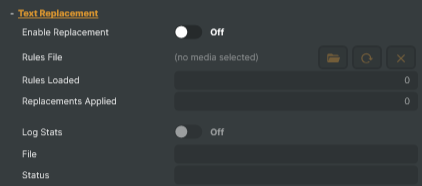 Text Replacement