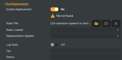 Text Replacement