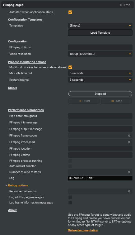 FFmpeg Target