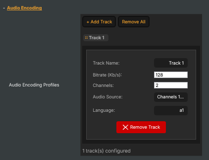 Audio Encoding