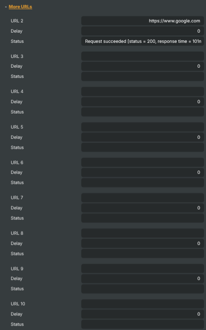More URLs
