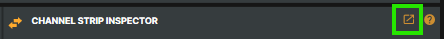 Channel Strip Inspector — floating window