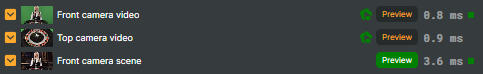 Inputs thumbnail view