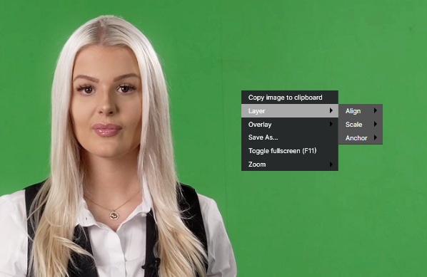 Preview right-click context menu