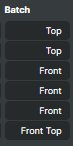 Batches in the layer list